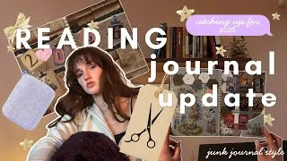 Thumbnail: Book Journal Update 📚🎨✨ Crafts and downtime, quiet video, stickers, junk journal, reading journal