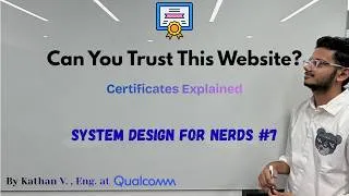 Thumbnail: How Browsers Verify Websites (TLS Certificates Explained) |  System Design for Nerds #7