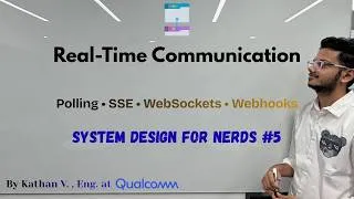 Thumbnail: Polling vs WebSockets vs SSE vs Webhooks (When to Use What?) | System Design for Nerds #5