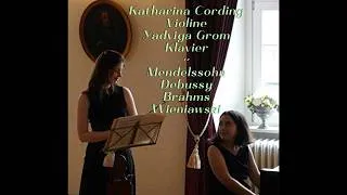 Thumbnail: Katharina Cording (violin) & Yadviga Grom (piano)