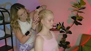 Thumbnail: ASMR Hair Play, Scalp Attention, Back Scratching & Ear Tingles