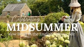 Thumbnail: Celebrating Midsummer in the English Countryside: slow living, tablescaping & peaceful  rituals