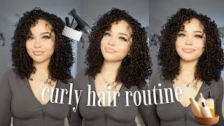 Thumbnail: CURLY HAIR ROUTINE | PREP | SYLING | DIFFUSING ROUTINE