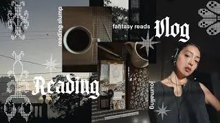 Thumbnail: reading vlog ✸ fantasy reads, sweet treats, journaling ➤008