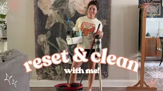Thumbnail: RESET + CLEAN WITH ME | July clean with me 🌼