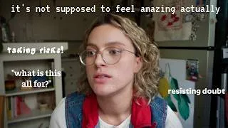 Thumbnail: i “put myself out there” for a month and all i got was MORE insecurity??