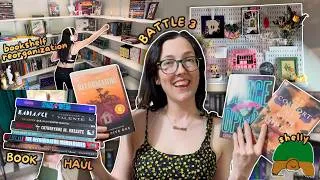 Thumbnail: BATTLE 3 Reading Vlog ☀️ Bookshelf Reorganization & Book Haul ☀️ Sunrise on the Readathon