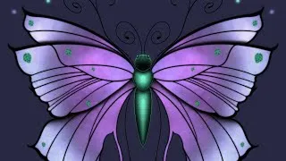 Thumbnail: Butterfly 2 #procreatespeedpainting