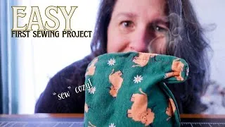 Thumbnail: The Perfect Project for First-Time Sewists || Easy DIY reusable (and eco-friendly) heating pad