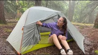 Thumbnail: I Camped Alone in the Forest During Heavy Rain