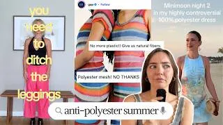 Thumbnail: the issue with tiktok's anti-polyester trend