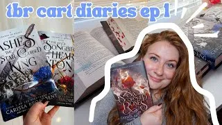 Thumbnail: reading my entire physical tbr starting with crowns of nyaxia🐍🪽 | TBR CART DIARIES EP 1