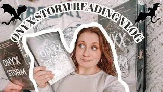 Thumbnail: ONYX STORM READING VLOG 🐉 | non-spoiler!! ⚡