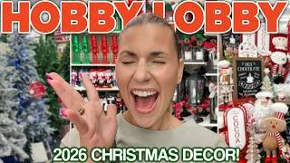 Thumbnail: I CAN'T BELIEVE Hobby Lobby is already putting out CHRISTMAS DECOR! 🎄