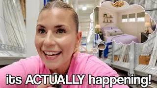 Thumbnail: I'm FINALLY making my daughter's DREAM bedroom a reality! 🥹💜