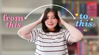 Thumbnail: reorganizing my bookshelves because they got out of hand 💫📚 aesthetic bookshelf tour
