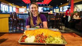 Thumbnail: Only 15 Minutes To Finish This Massive 18" El Macho Burrito Challenge!
