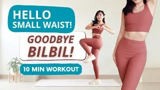 Thumbnail: Do This Everyday to LOSE LOVE HANDLES & GET SMALL WAIST | 10 Min Standing Workout