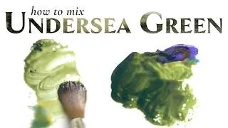 Thumbnail: How to Mix Undersea Green by Daniel Smith Watercolors - Color Mixing