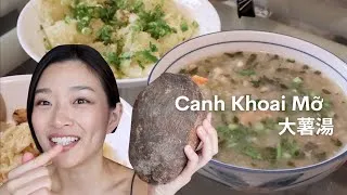 Thumbnail: 👩🏻‍🍳 Learning to cook in my 30s.. let's start with Canh Khoai Mỡ