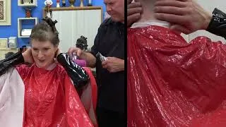 Thumbnail: Preview clip Kat Surth's Hair Brushing, Head Massage, and Nape and Sideburn Clippering