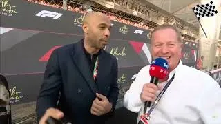 Thumbnail: Thierry Henry and Ronaldinho at Yas Marina - Grid Walk Abu Dhabi GP 2025 #F1
