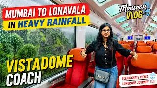 Thumbnail: Mumbai To Lonavala Monsoon Train Journey | Deccan Express Vistadome | Mumbai To Pune