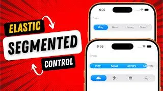 Thumbnail: Elastic Custom Segmented Control - SwiftUI - Xcode 27
