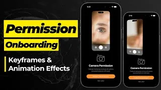 Thumbnail: Permission Onboarding Animation | Keyframes | Complex Animations | Xcode 27