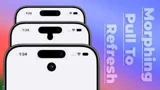 Thumbnail: Gooey Morphing Pull To Refresh Using SwiftUI | Dynamic Island | Custom Pull To Refresh | Xcode 27