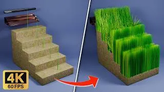 Thumbnail: 【4K】Ultra Satisfying 3DCG Physics Simulation | Showcase【60fps】