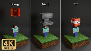 Thumbnail: 【4K】Satisfying Minecraft CG Simulations in Real Life | Showcase【60fps】