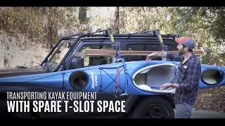 Thumbnail: Transporting One Piece / Greenland Paddles, Fishing Rods, Kayak Equipment w T Slots - Kayak Hipster