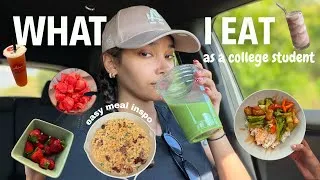 Thumbnail: what I eat in a day as a busy student (easy meal inspo) 🥗