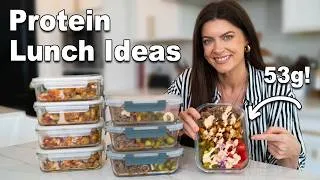 Thumbnail: Healthy High Protein Lunch Meal Prep for Weight Loss (under 500 calories)