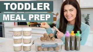 Thumbnail: TODDLER MEAL PREP | iron-rich, high fiber meals your toddler will love (super easy!)