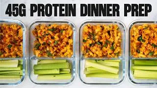 Thumbnail: HIGH PROTEIN MEAL PREP | Buffalo Chicken Mac and Cheese
