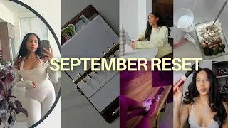 Thumbnail: SEPTEMBER MONTHLY RESET 🍂 dating life, louis vuitton planner set up, new goals & organization
