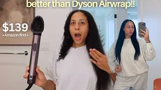 Thumbnail: DYSON AIRWRAP FOR LESS?! 👀 blowout on my hip bone length hair | Cweixi 7 in 1 Air Styler