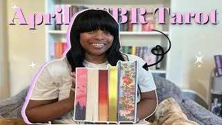 Thumbnail: April TBR Tarot 🌺 A TBR FULL OF FIVE STAR PREDICTIONS ✨