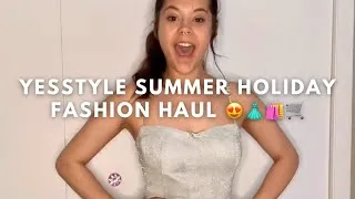 Thumbnail: YesStyle Summer Holiday Haul😍👗🛍️🛒 @yesstyle Use rewards code KAYLAA5 for $ off​⁠ your order!❤️