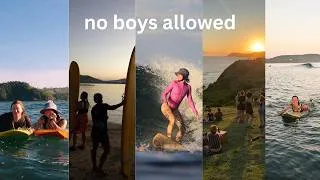 Thumbnail: for the girls: an unfiltered day at a women’s surf camp in Indonesia