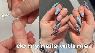 Thumbnail: how to do detailed gel-x nails at home like a PRO💅🏻