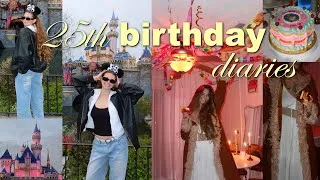 Thumbnail: spend my 25th birthday weekend with me🪩✨ disneyland, shopping, & my 70s themed birthday party
