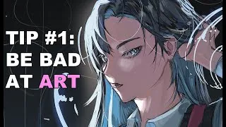 Thumbnail: How I Stop Being Bad At Art (4 TIPS)