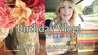 Thumbnail: ✨ I Didn't Expect My Birthday Vlog to Turn Into a 30+ Book Haul 📚