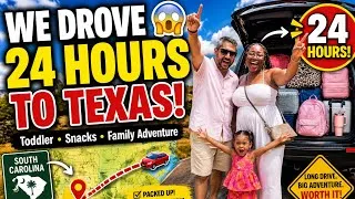 Thumbnail: 24-Hour Family Road Trip! 😱 Our Longest Drive Yet | Travel Vlog