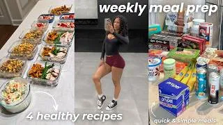 Thumbnail: what to meal prep for the week | easy, high-protein meals
