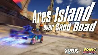 Thumbnail: [DEMO] 'Ares Island' over Sand Road (Sonic Racing: CrossWorlds Level Mod)