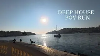 Thumbnail: 4K Running POV | 122 BPM Melodic Deep House & Atmospheric Synths Workout